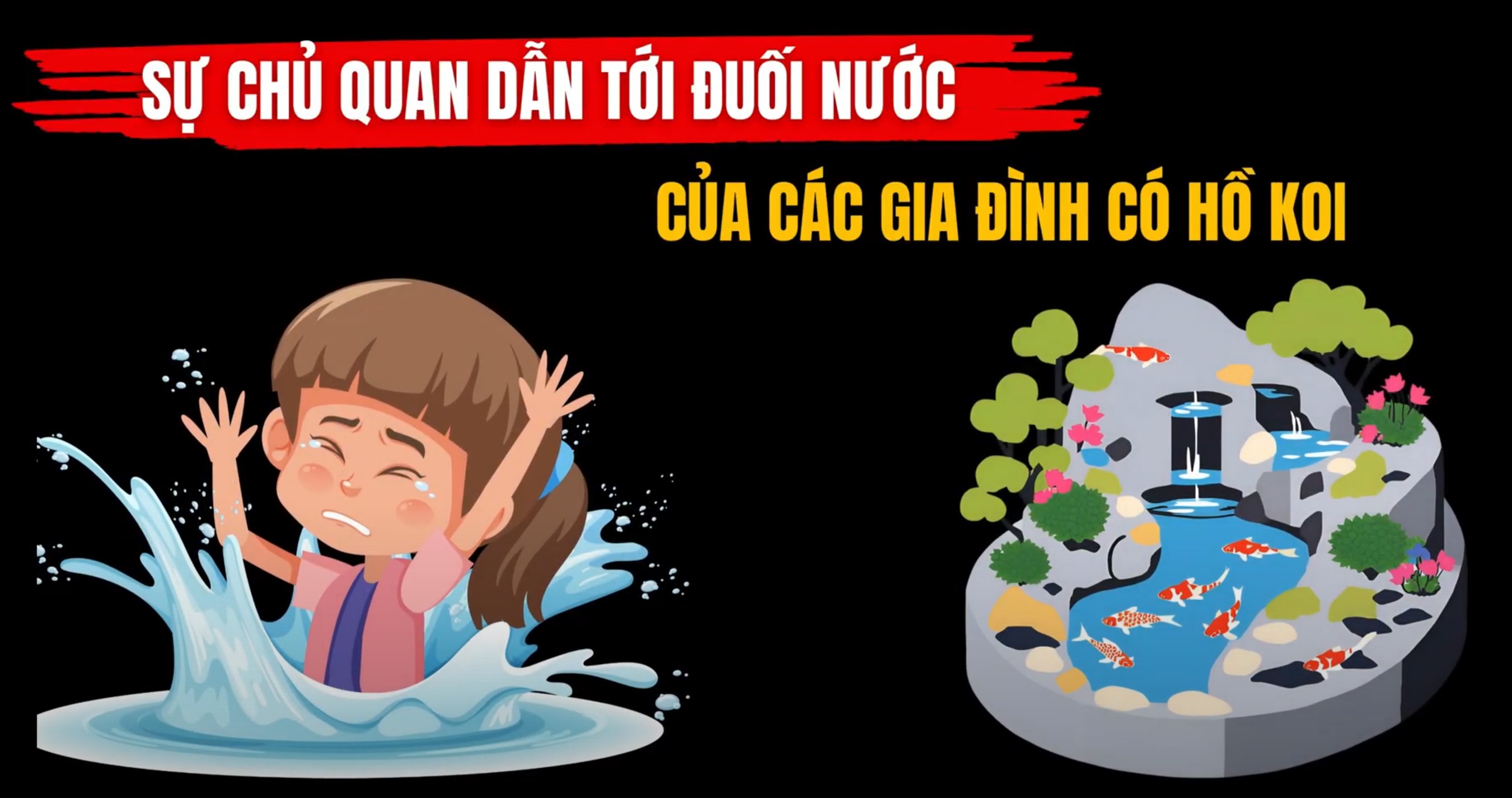 Sự Chủ Quan Dẫn Tới Đuối Nước Tại Các Gia Đình Có Hồ Cá Koi